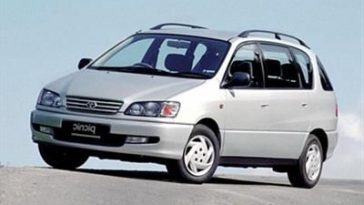 Toyota Picnic (2001-2009) - schemat skrzynki bezpieczników