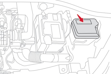 Bezpieczniki w komorze silnika w Citroen C3 Aircross (2017-2021)
